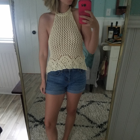 Staring at Stars Tops - Urban Outfitters Crochet top